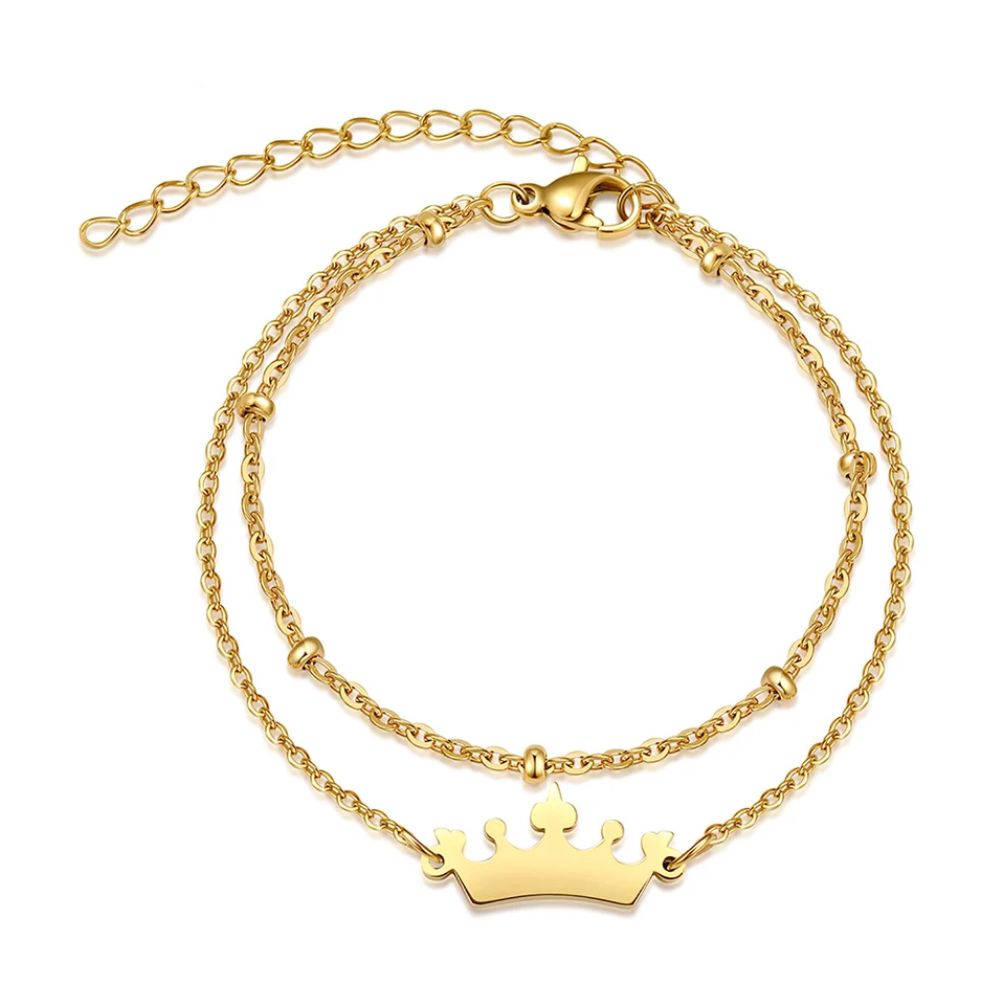 Bracelet Couronne Femme