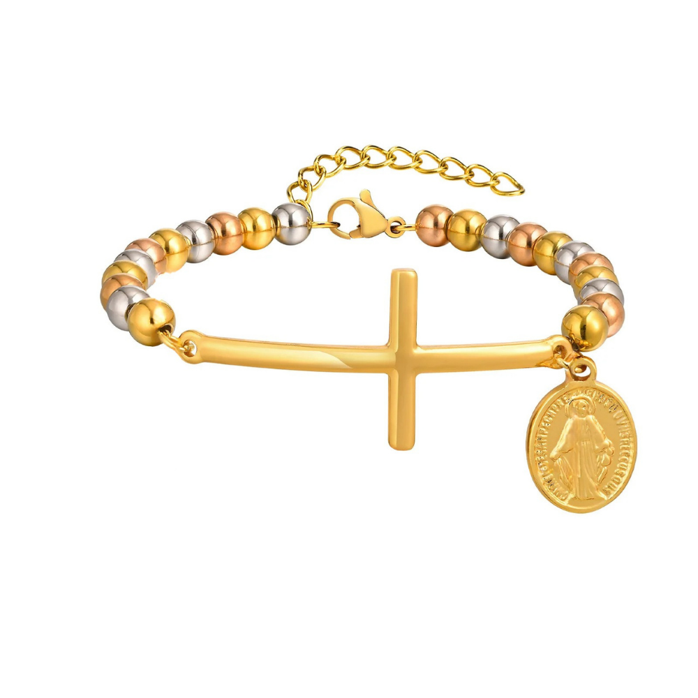 Bracelet Croix Vierge Marie