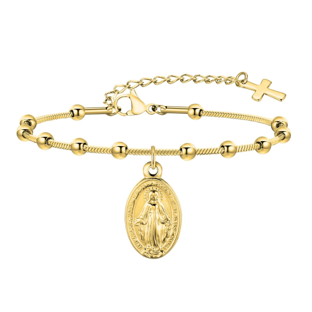 Bracelet Croix Acier Inoxydable