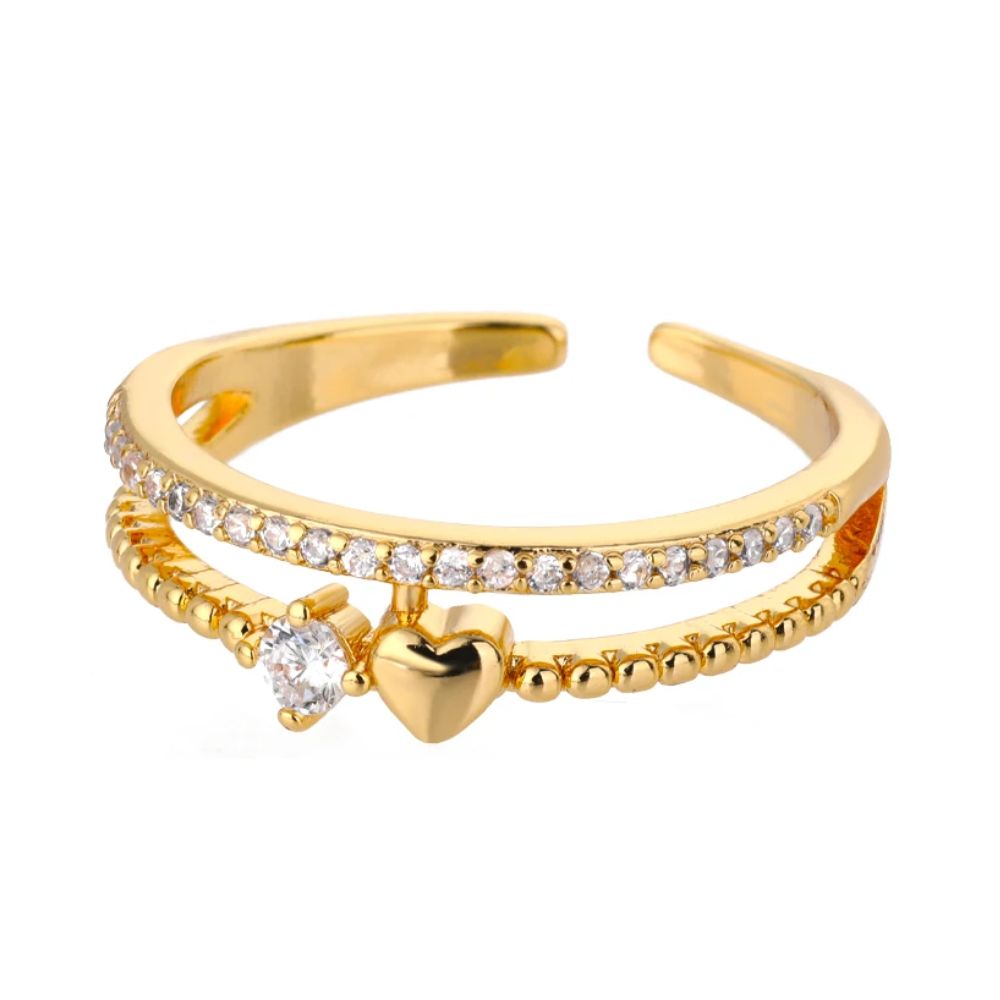 Bague de Fiançaille Cœur Femme