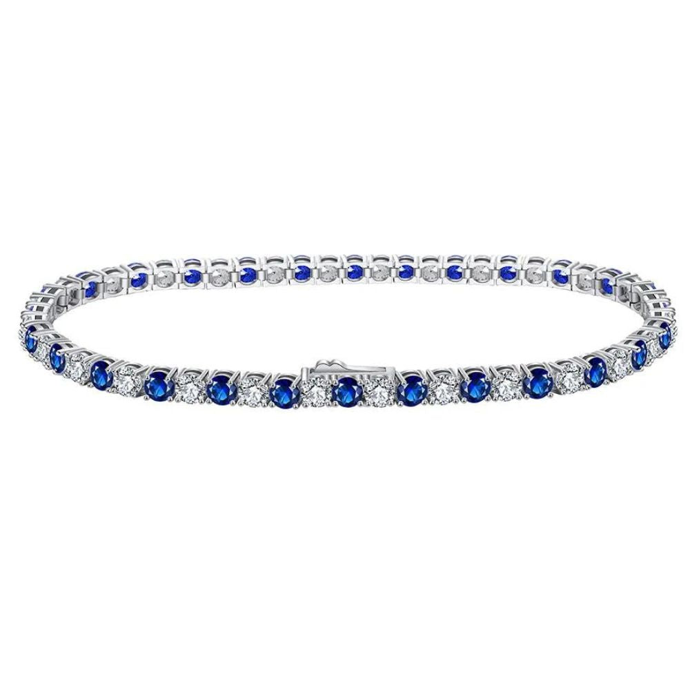 Bracelet Diamants Bleus
