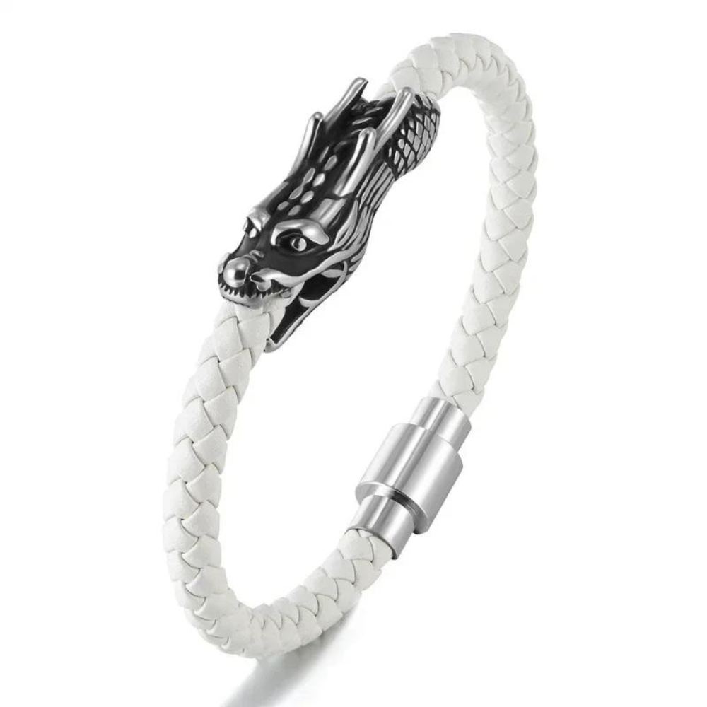 Bracelet Dragon Cuir