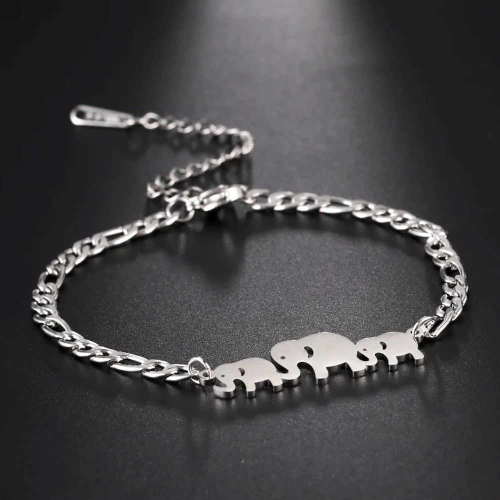 Bracelet Éléphant Argent