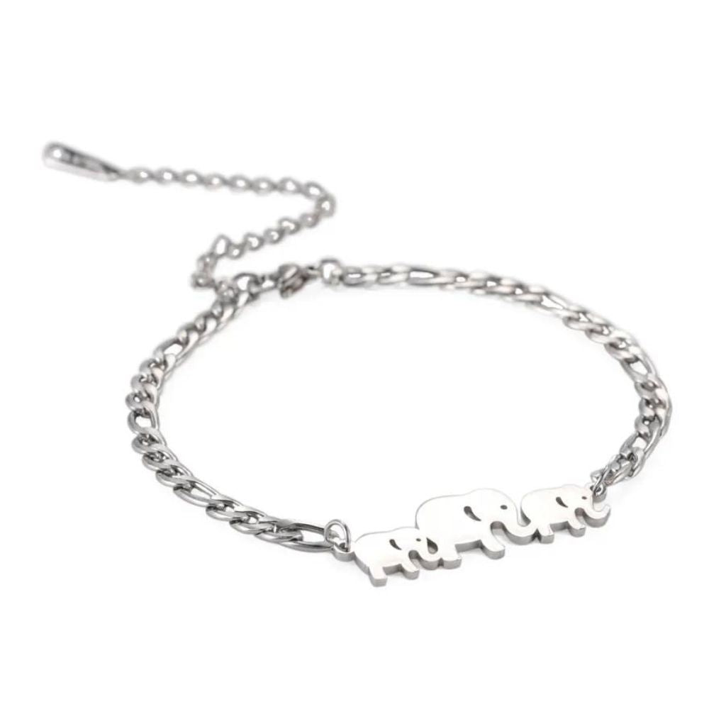 Bracelet Éléphant Argent
