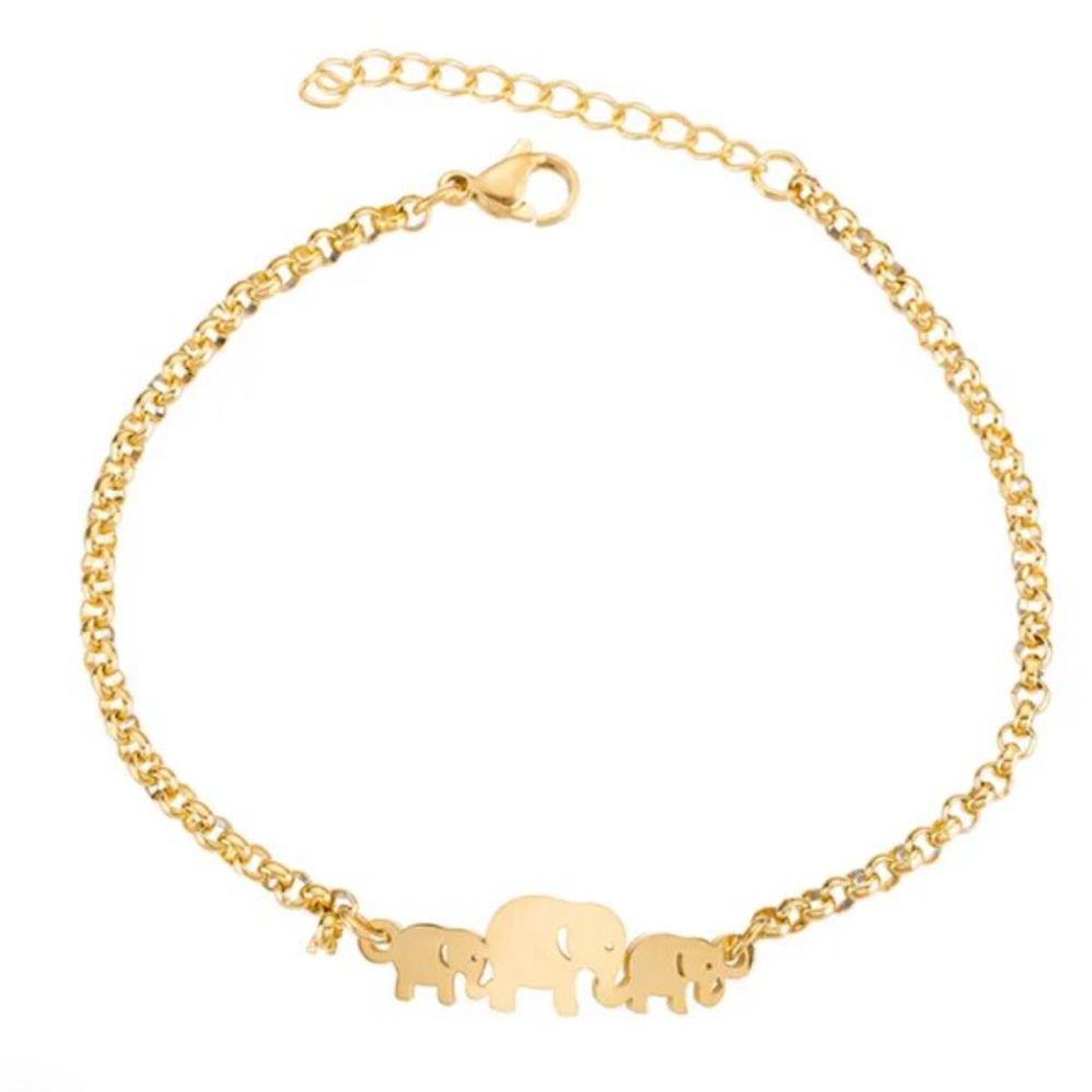Bracelet Éléphant Famille