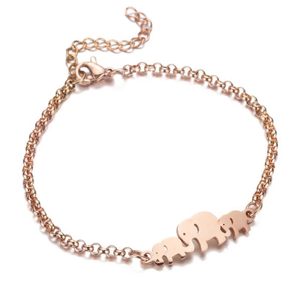 Bracelet Éléphant Famille