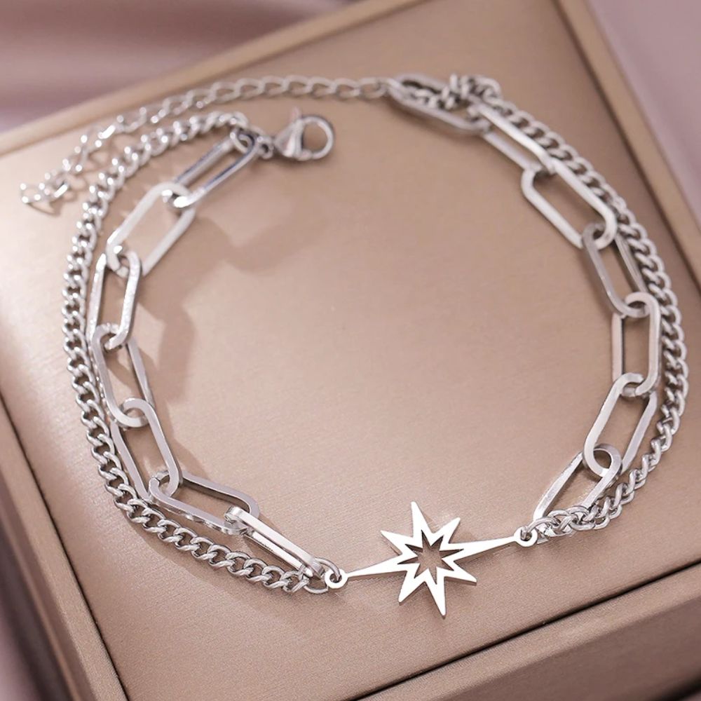 bracelet étoile brillante