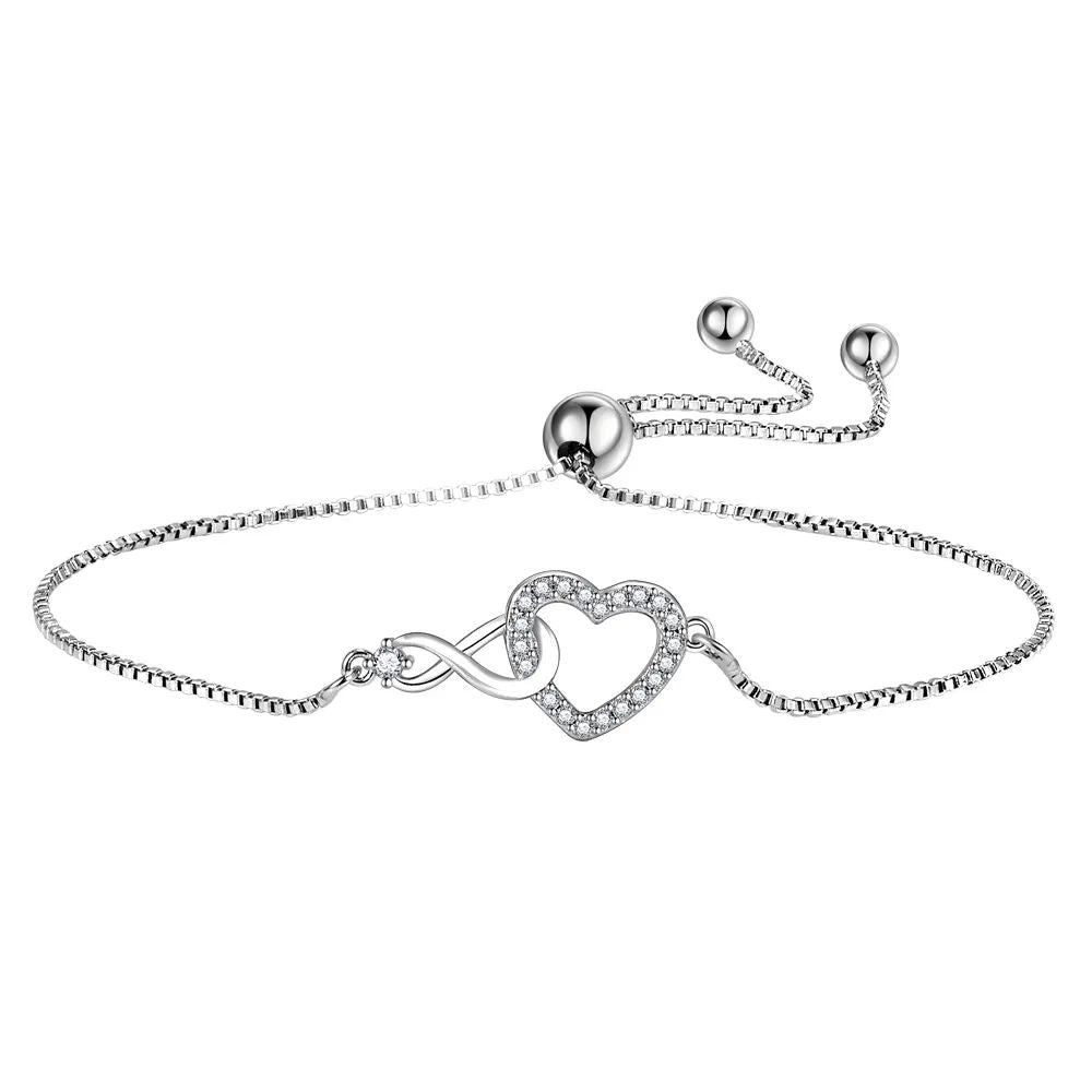 bracelet femme coeur infini
