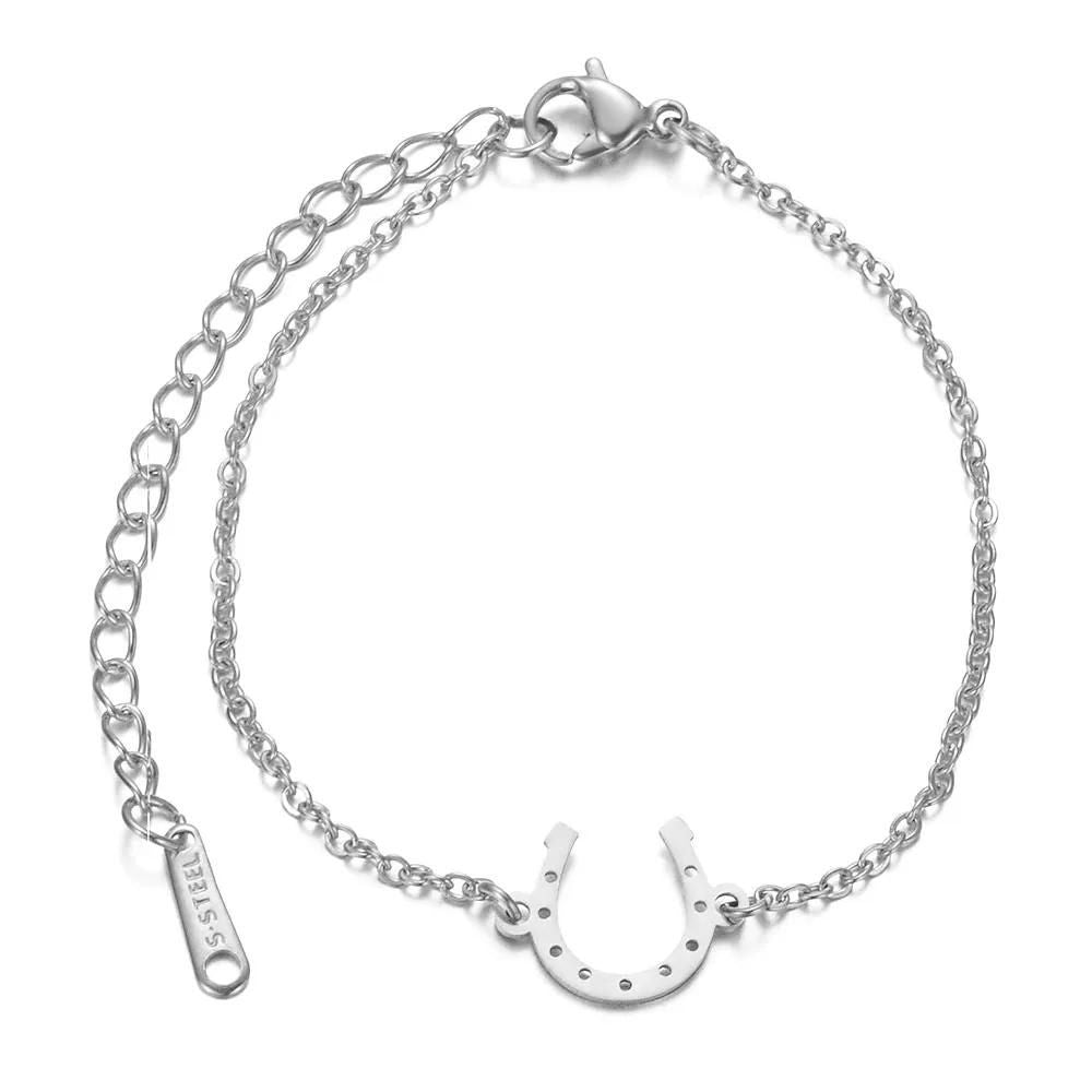 Bracelet Fer à Cheval Argent