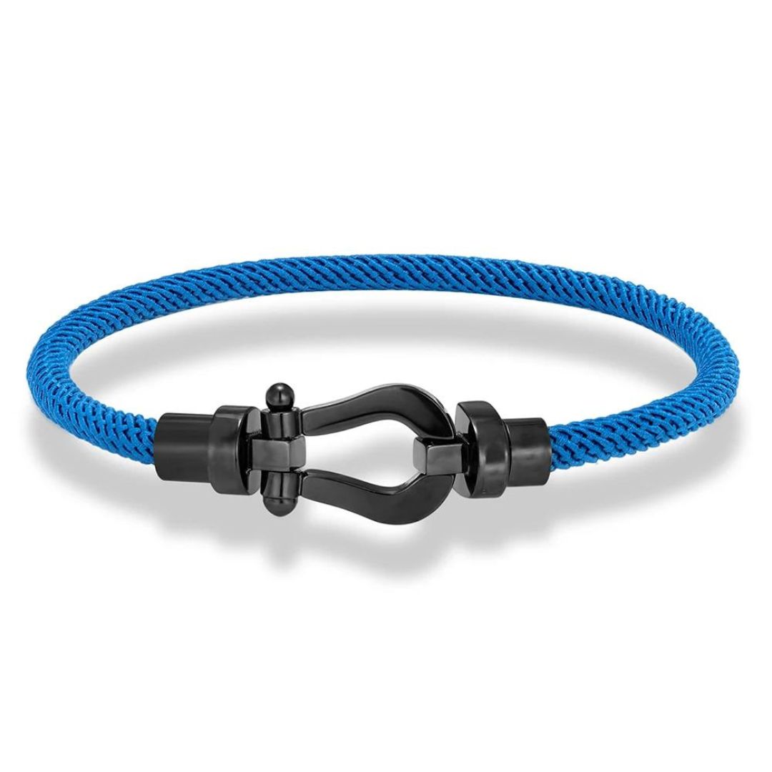 Bracelet Fer à Cheval Tissu