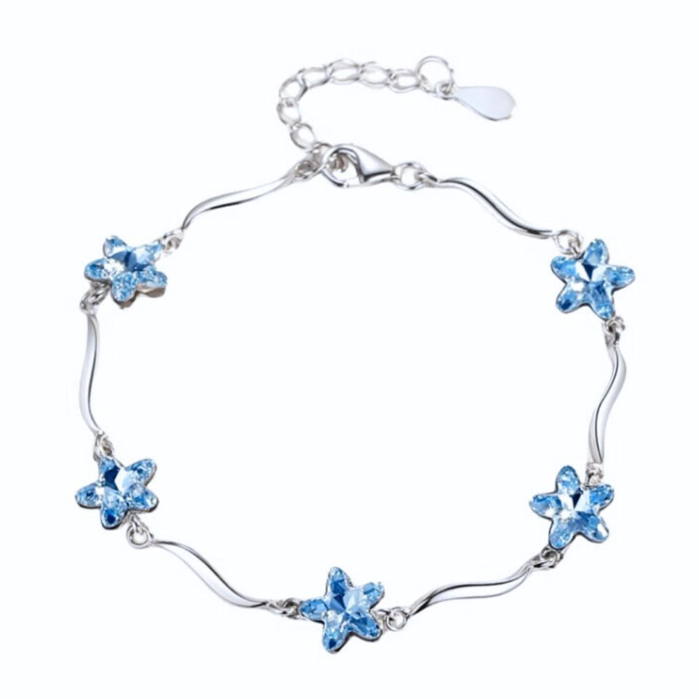 Bracelet Fleur Argent