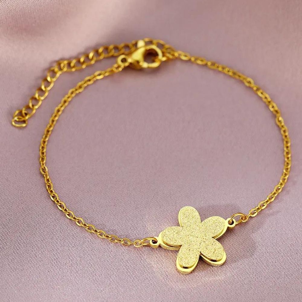 bracelet fleur ronde