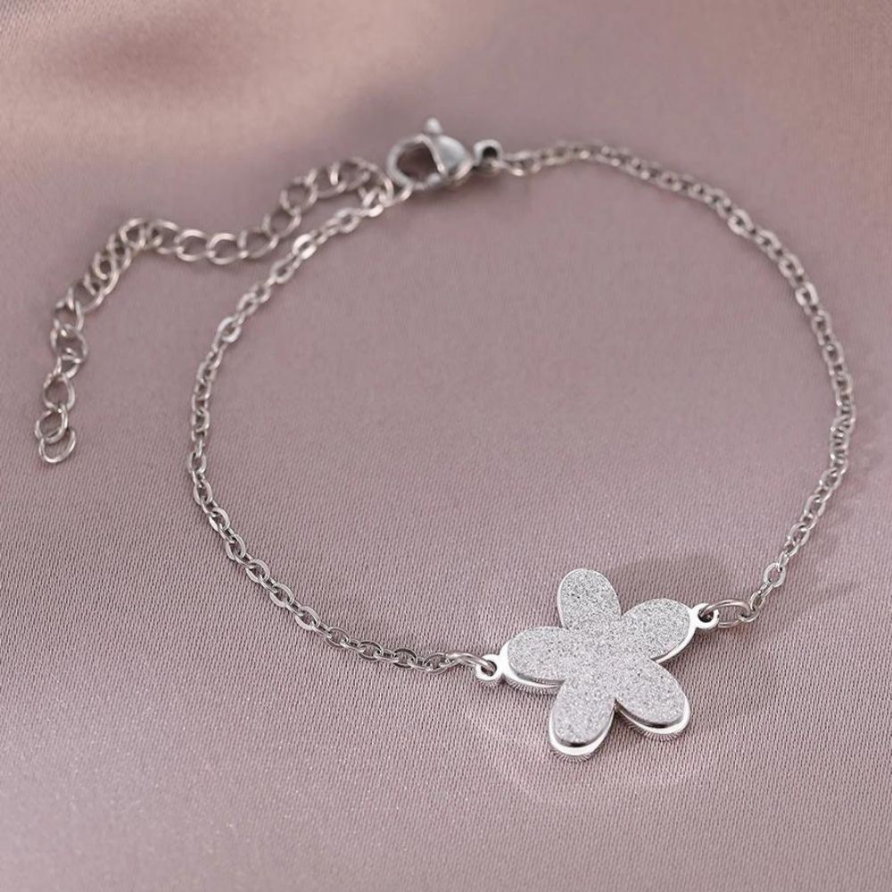 bracelet fleur ronde