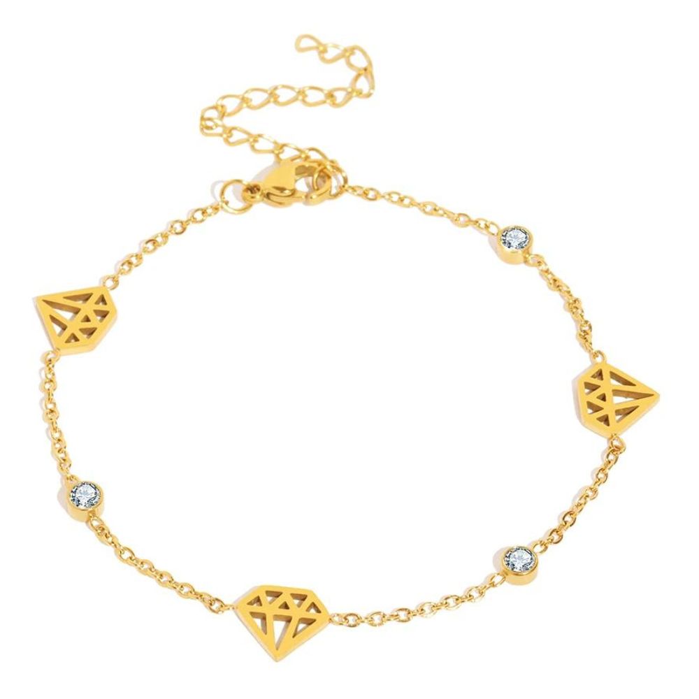 bracelet forme diamant