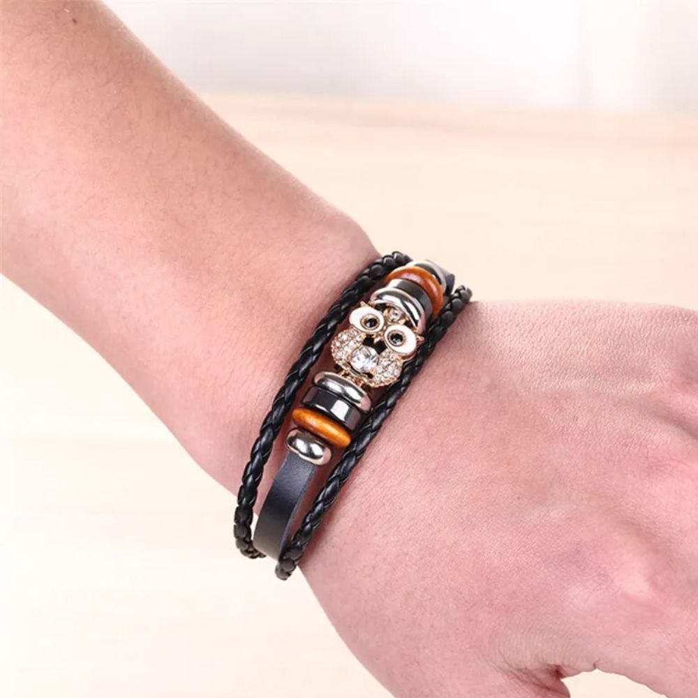 Bracelet Hibou Homme