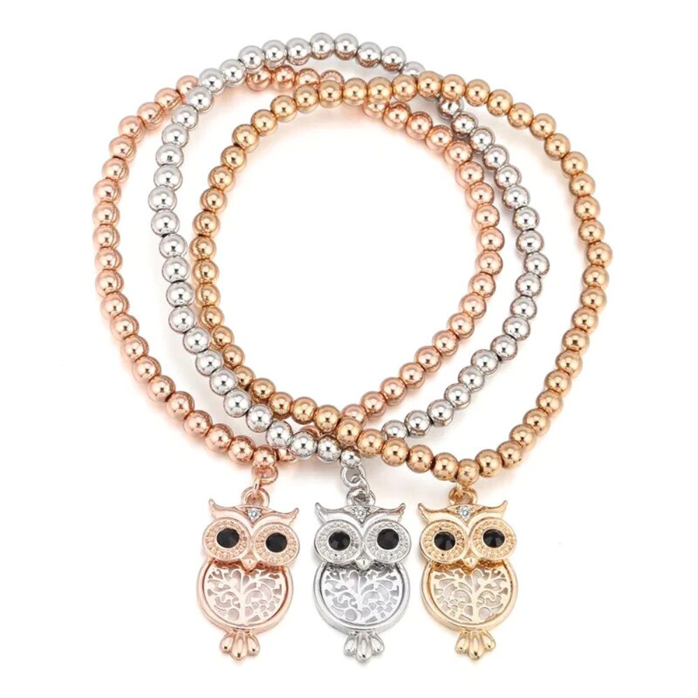 Triple Bracelet Hibou