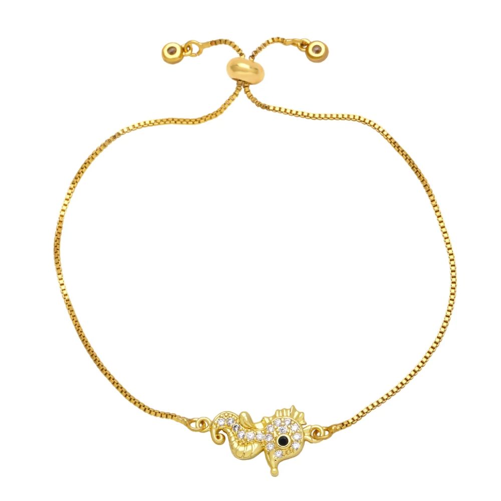 Bracelet Hippocampe Or
