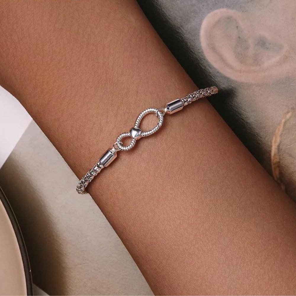 Bracelet Infini avec Coeur