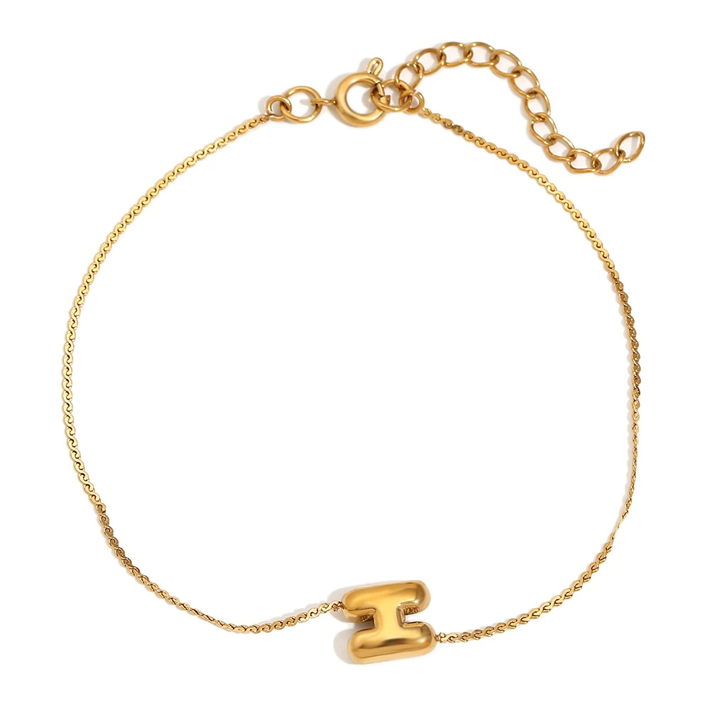 Bracelet Initiale H Bubble