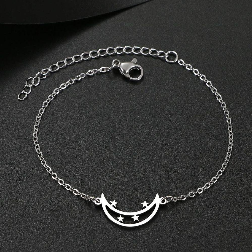 Bracelet Lune Étoile