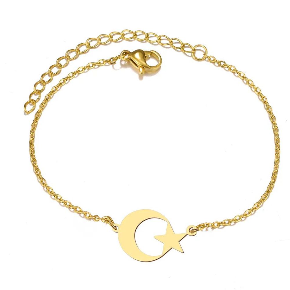 bracelet lune nuit