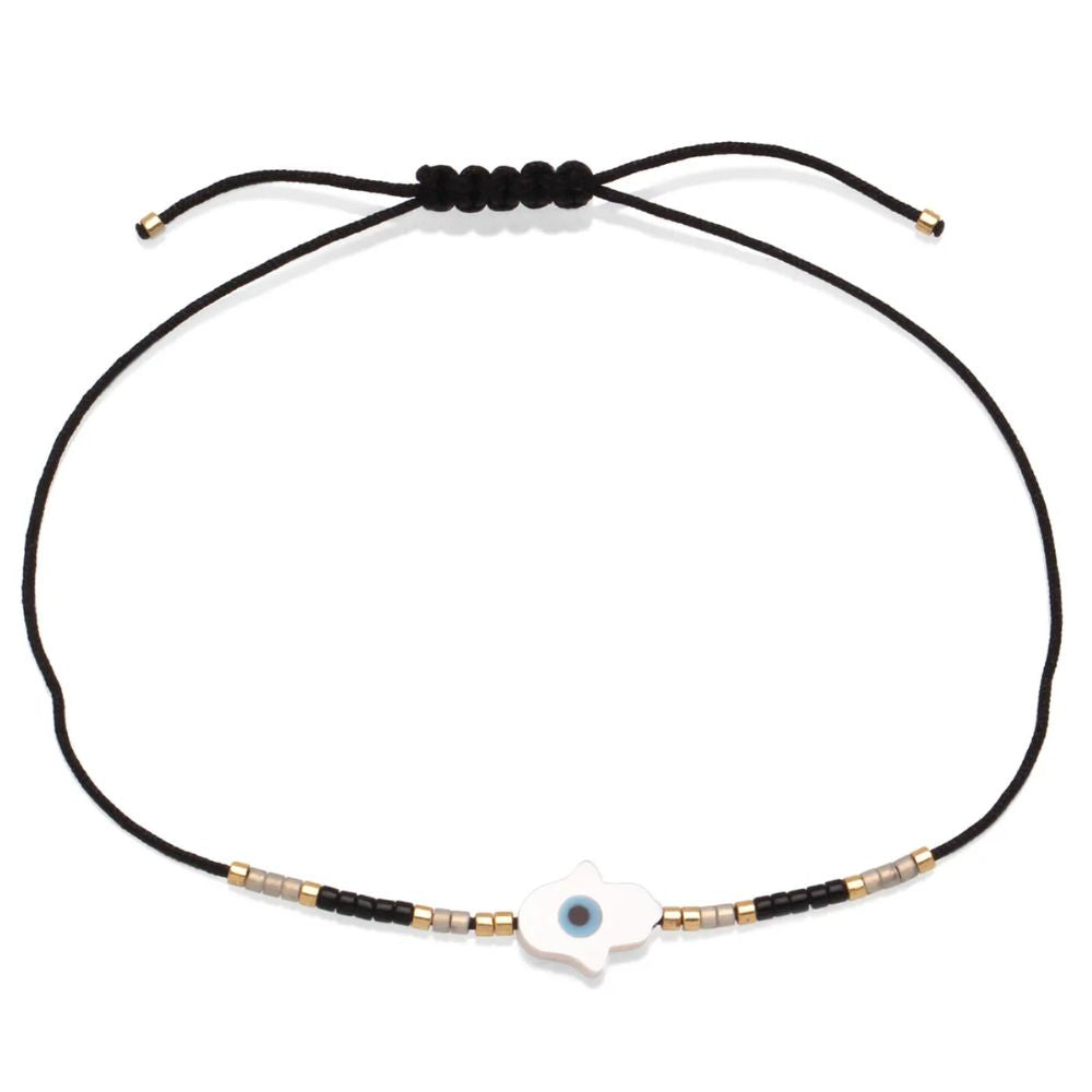 bracelet main de fatma fin plaqué argent