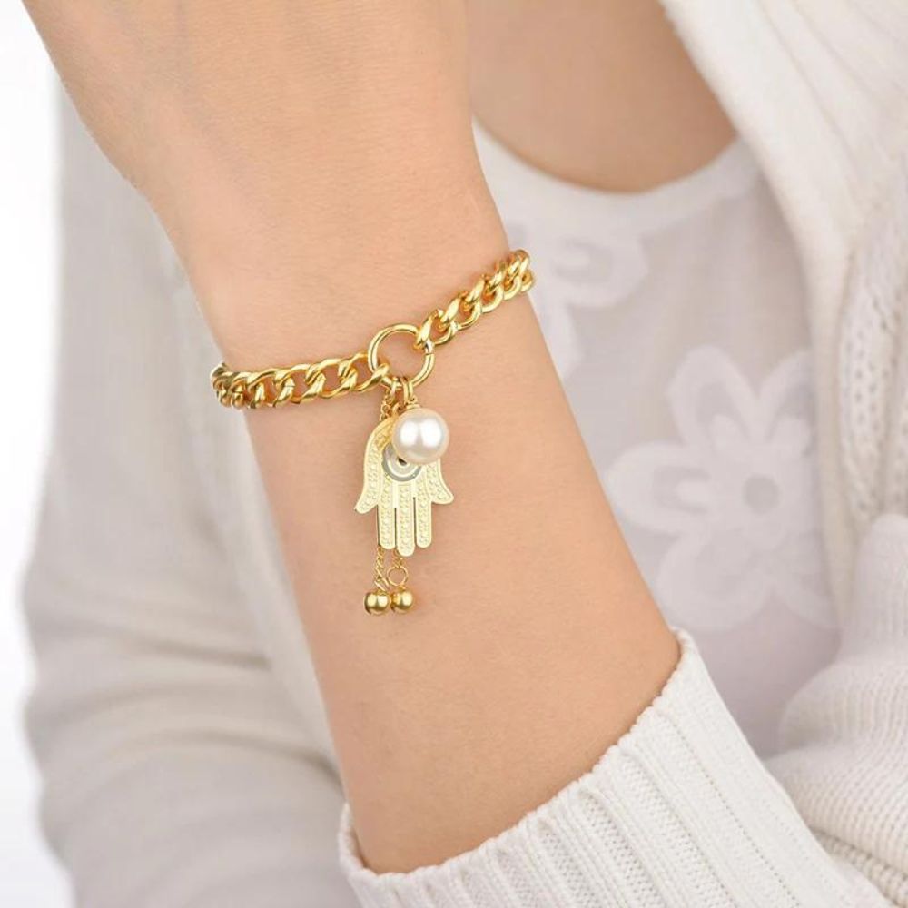 Bracelet Main de Fatma Or