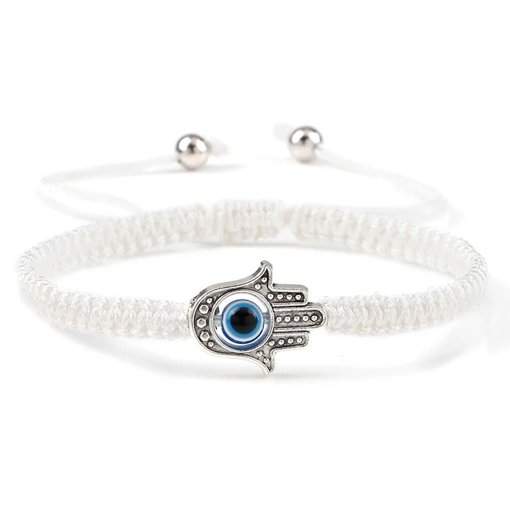 bracelet main de fatma blanc