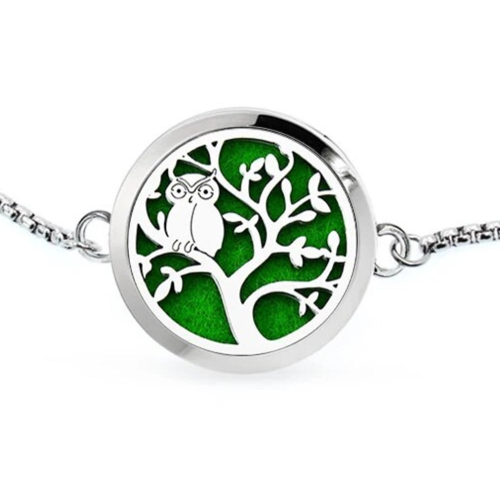 Bracelet Médaille Hibou
