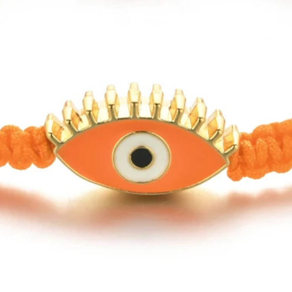 Bracelet Œil Grec Orange