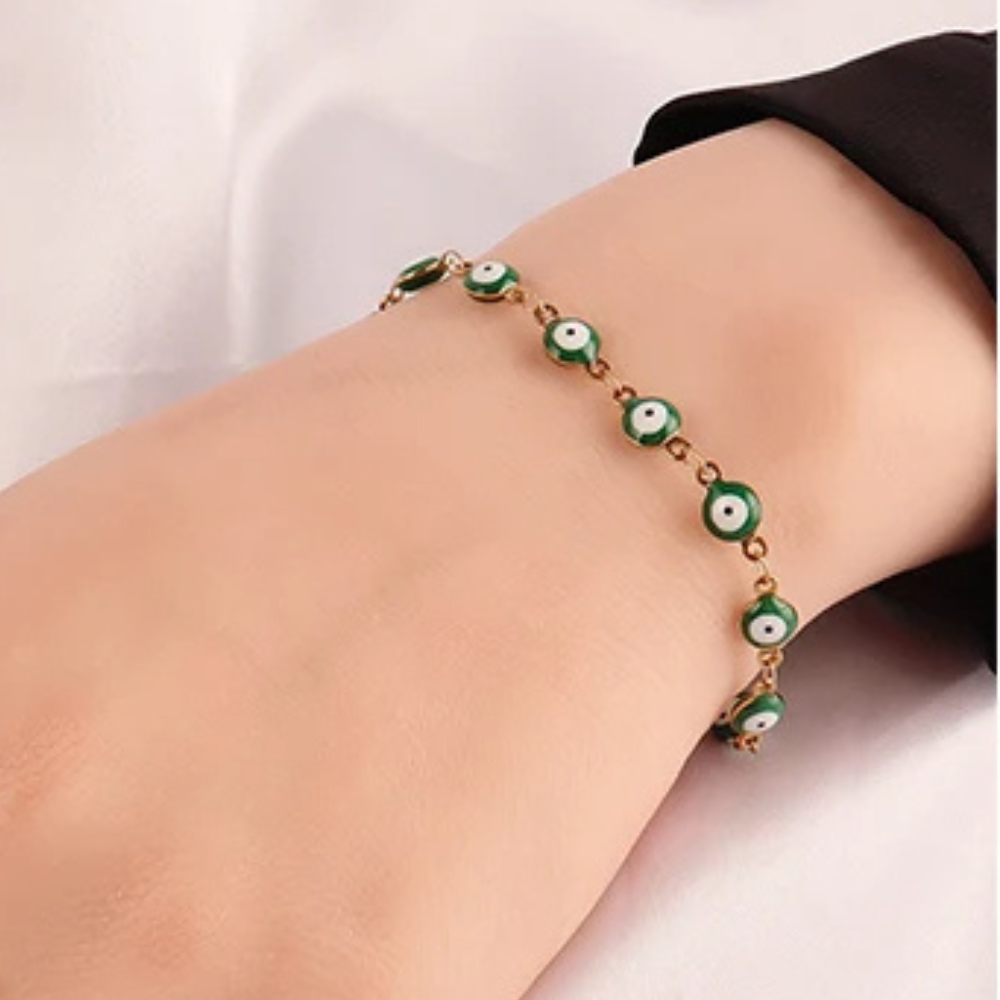 Bracelet Œil Vert