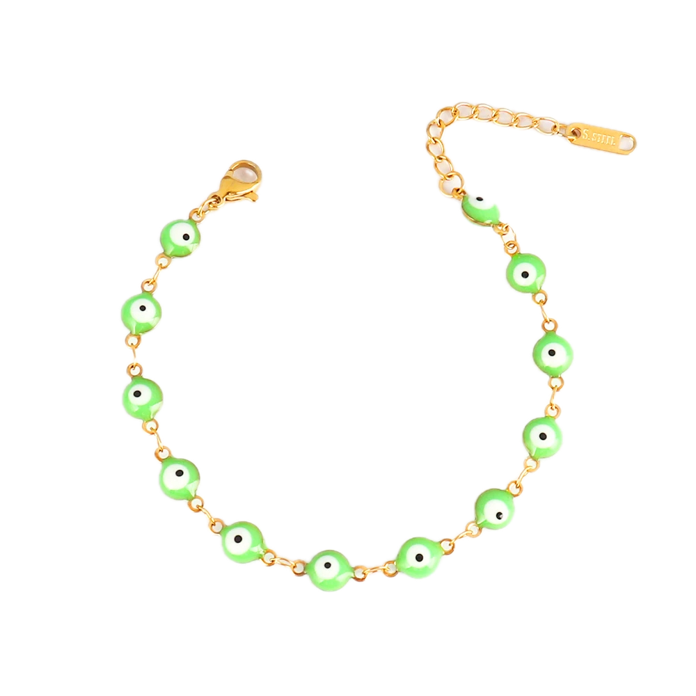 Bracelet Œil Vert Fluo