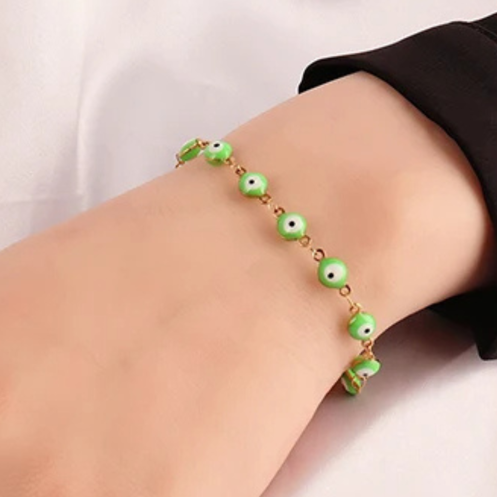 Bracelet Œil Vert Fluo