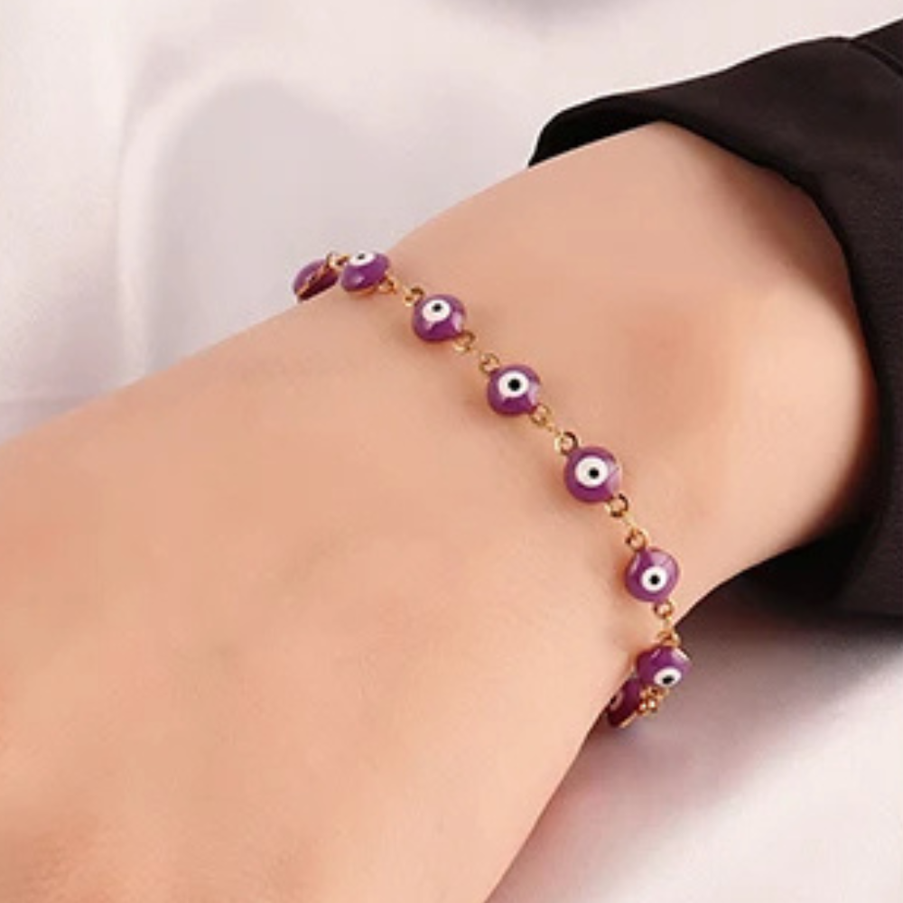 Bracelet Œil Violet