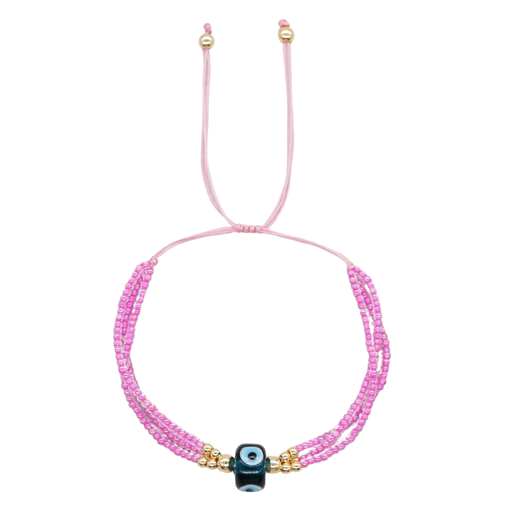 Triple Bracelet Rose Œil