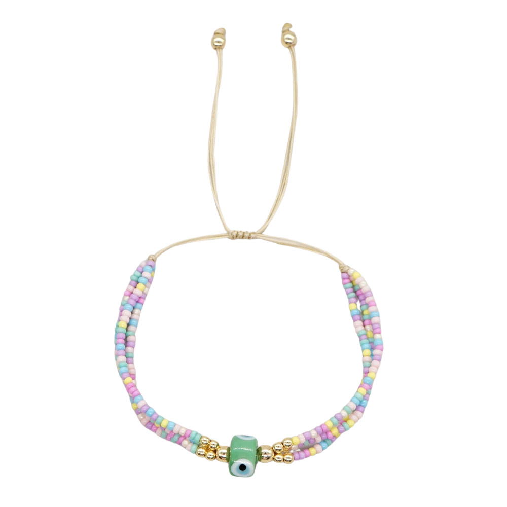 Triple Bracelet Pastel Œil
