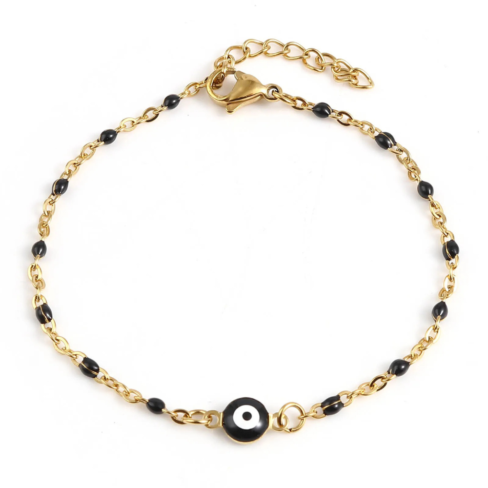 Bracelet Œil Protecteur Noir