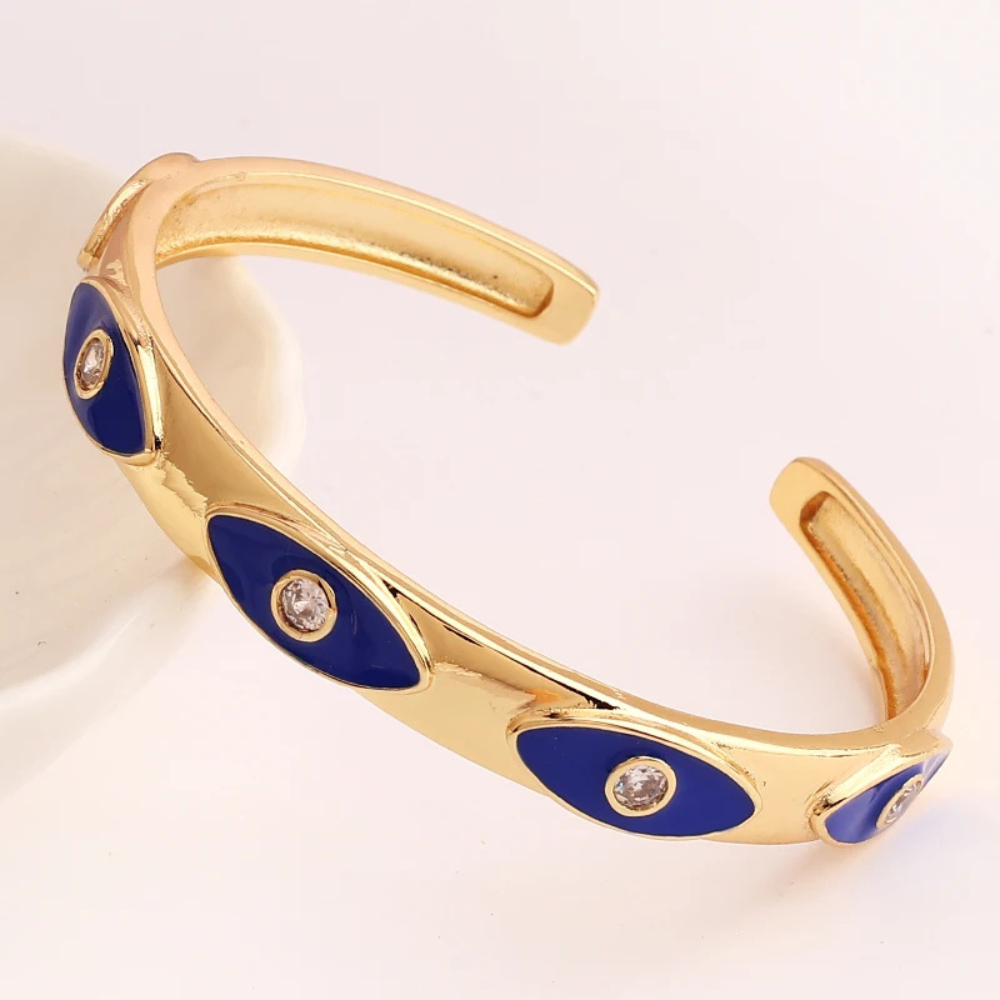 Bracelet Œil Bleu Jonc