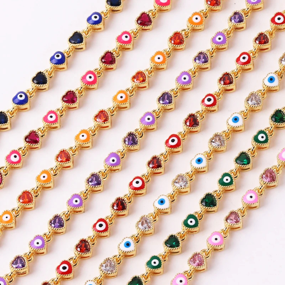 Bracelet Œil Strass Femme