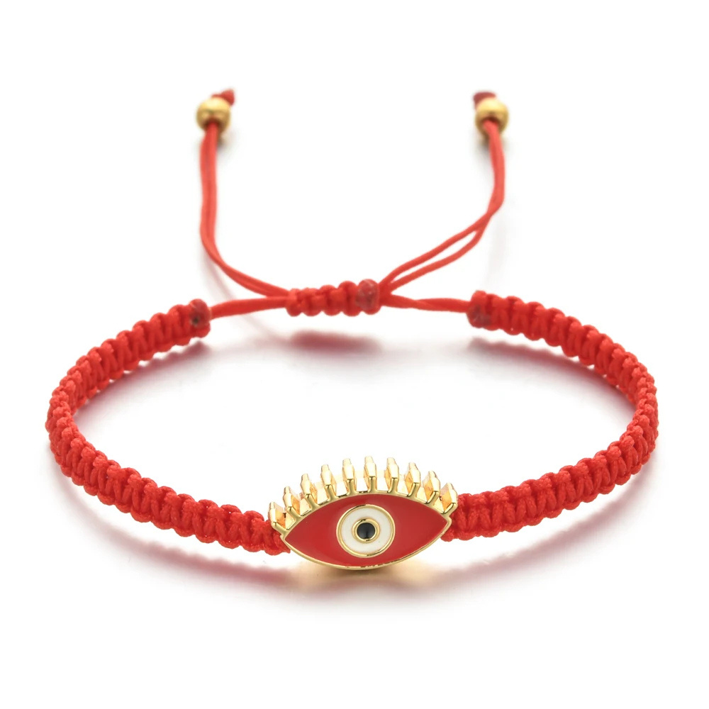 Bracelet Œil Grec Rouge