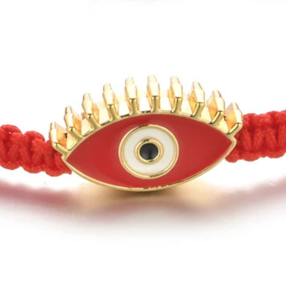 Bracelet Œil Grec Rouge