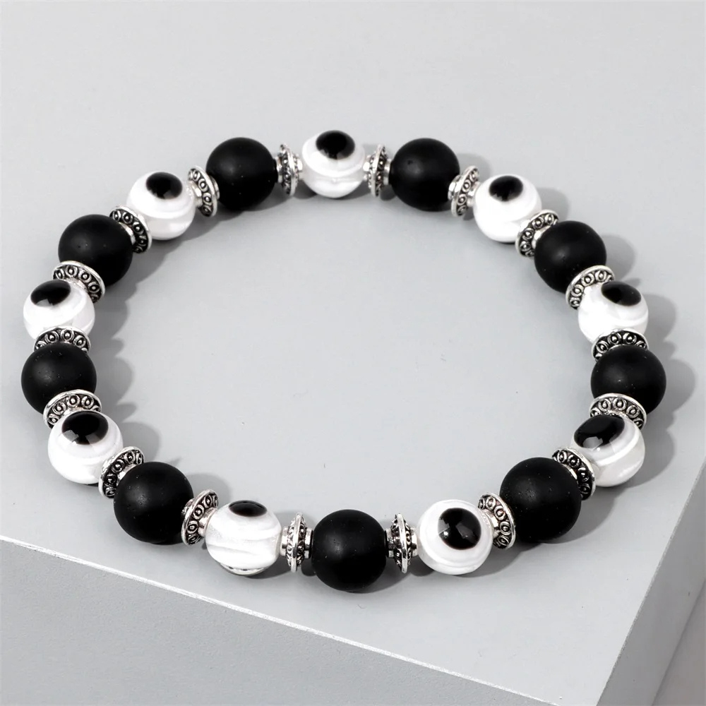 Bracelet Œil Perle Onyx