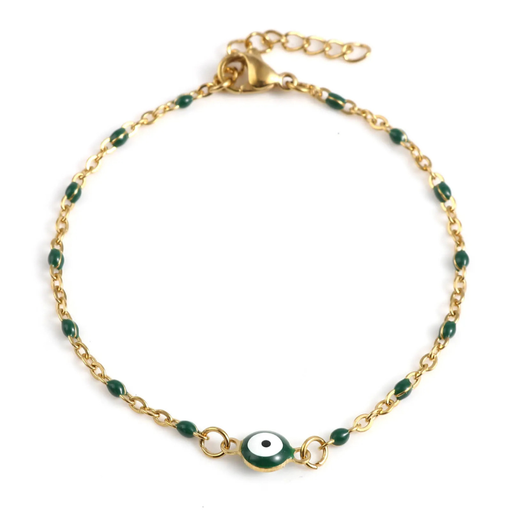 Bracelet Œil Protecteur Vert