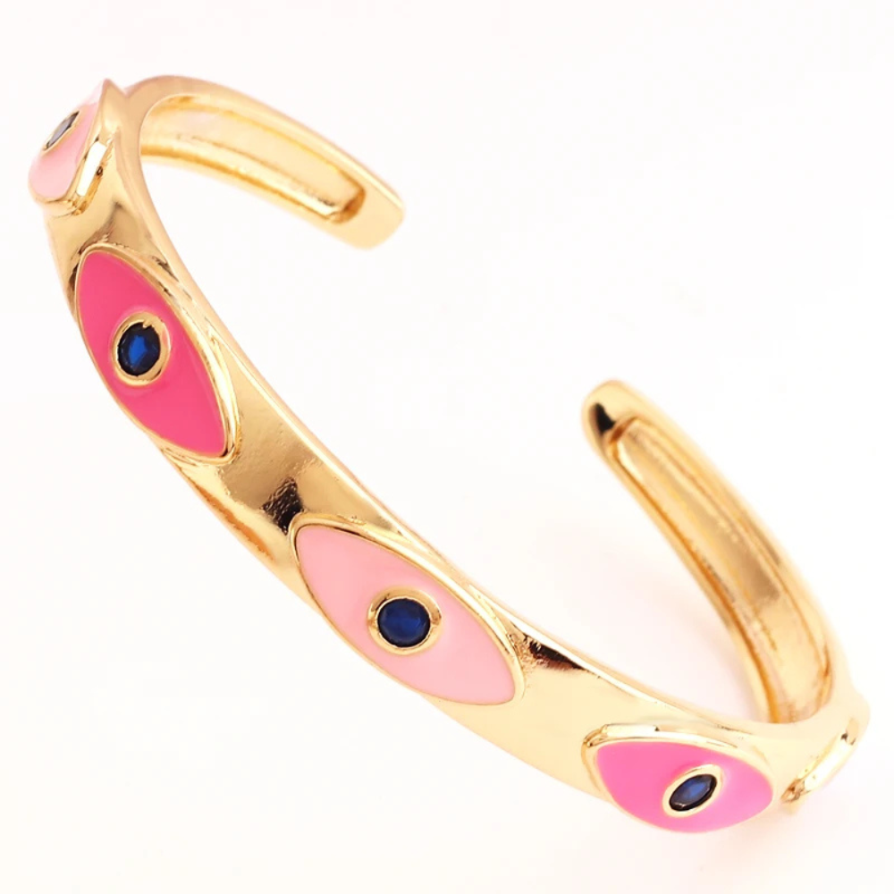 Bracelet Jonc Œil Jonc Rose