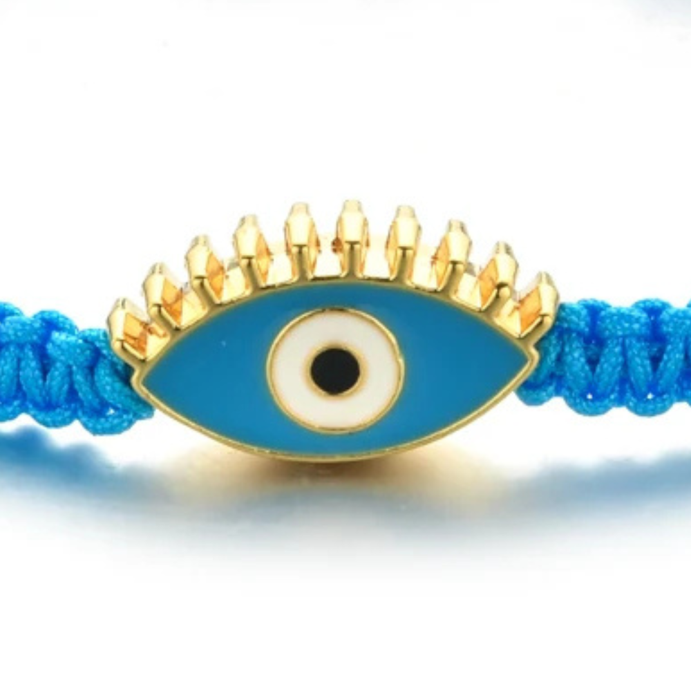 Bracelet Œil Grec Bleu Ciel