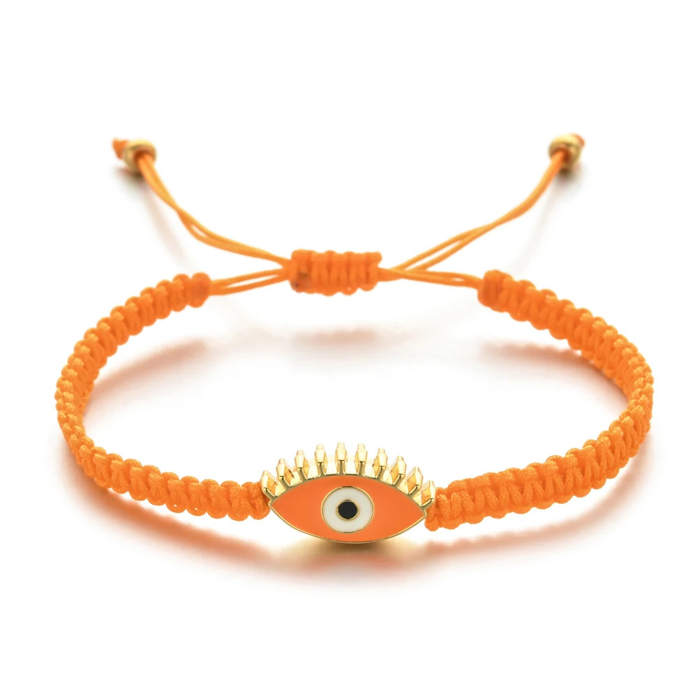 Bracelet Œil Grec Orange