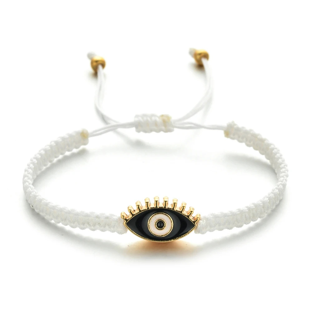 Bracelet Œil Grec Blanc