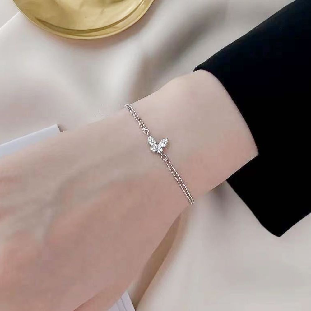 Bracelet Papillon Fin