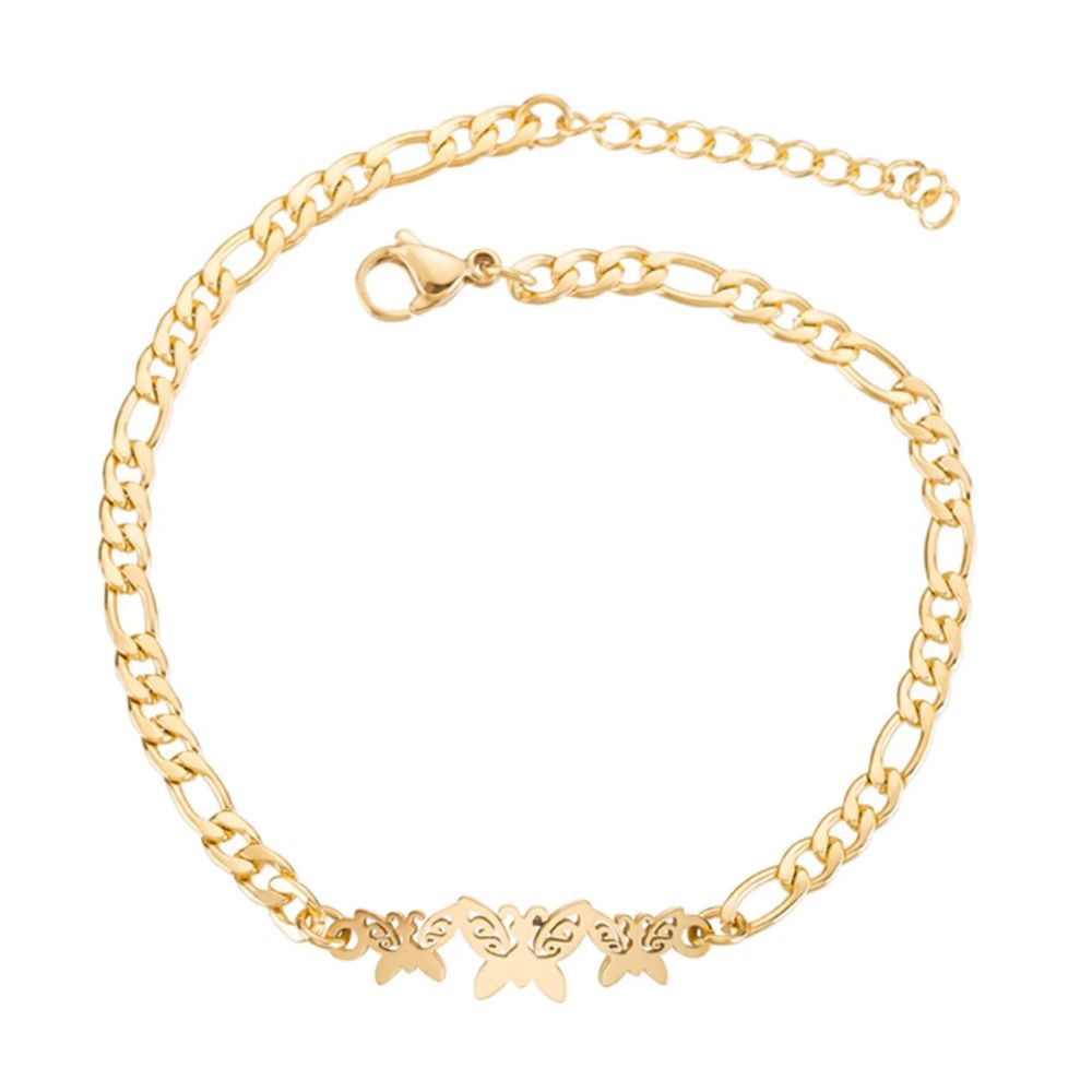 Bracelet Papillon Gourmette