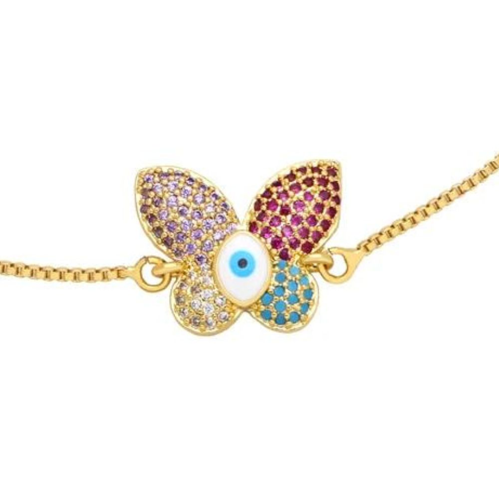 Bracelet Papillon Œil